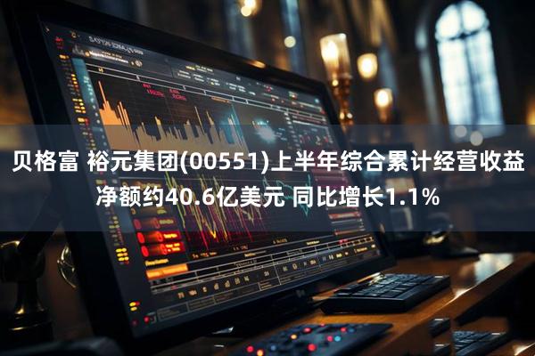贝格富 裕元集团(00551)上半年综合累计经营收益净额约40.6亿美元 同比增长1.1%